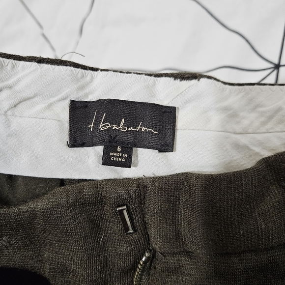 Aritzia Babaton Benjamin Low Rise Relaxed Tapered Leg Pant Size 6 - Picture 4 of 9